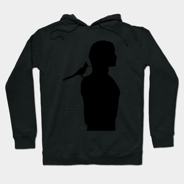 Katniss: Silhouette! Hoodie by haleynicole11